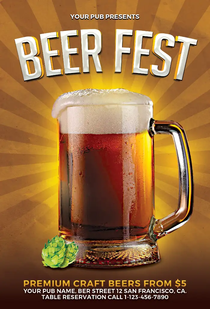 Beer Fest Flyer Template